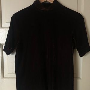 Chocolate Y2K Velvet Top